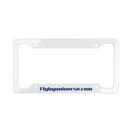 Flybyuniverse.com Branded License Plate